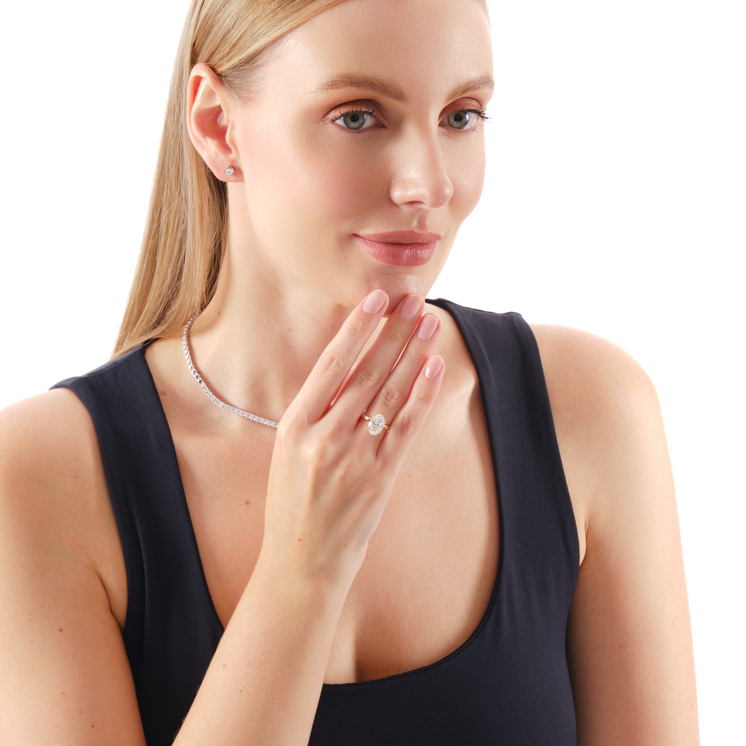 LABBRİLL OVAL YÜZÜK (3CT) / LB-00004